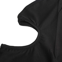 Cagoule d'hiver tactique noire pas chère pour sports de plein air, moto et ski – Casque à capuche