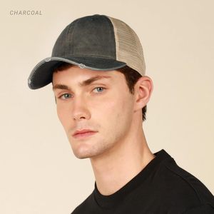 Gorra Trucker Premium de Malla Lavada para Uso Diario, Sin Estructura, Teñida con Pigmentos, Ajustable, para Exteriores, Común - Product Image 3