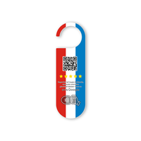 Google Review Étiquette suspendue d'hôtel Robinet intelligent en PVC Code QR NFC Réutilisable RFID sans contact NTAG213 Chambre de paiement d'avis Ne pas déranger
