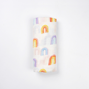 Baby decke Custom Print Wickel Musselin Bio-Baumwolle Baby Bambus Saugling Wickel decken Wickel Baby - Product Image 3