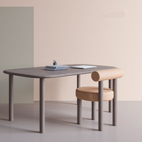 Fauteuil de loisirs modulaire en tissu, style luxe léger et moderne, pour la maison, la salle à manger, le salon, ou comme tabouret de maquillage décontracté sans dossier pour chambre à coucher et coiffeuse