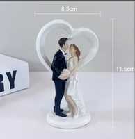 Mariée et le marié résine décoration de mariage Dessert Table gâteau décoration mariage Souvenir mariage poupée Couple cadeaux