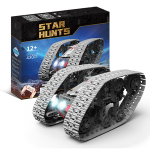 <span class=keywords><strong>2</strong></span>.4Ghz Track Drive Tank Track Auto Diy Puzzel Assembleren Stunt App Afstandsbediening Assembleren Model Programmering Bouwsteen Speelgoed - Product Image 1