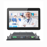 PC industriel tout-en-un à écran tactile IP65 de 10,4, 15, 15,6 et 21,5 pouces, sans ventilateur, avec processeur I3, I5 ou I7, compatible Linux et Windows