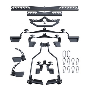 Tay Cầm Kéo Sau Có Thể Điều Chỉnh Thanh Thẳng Xoay Có Tay Cầm Tập Thể Dục Thanh Bấm Xuống Ba Đầu Kéo Xuống - Product Image 3