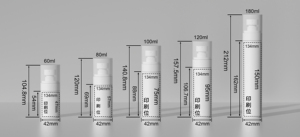Botellas Cosméticas Personalizables de Lujo con Diseño Redondo de 30ml 50ml 80ml 100ml 120ml con Pulverizador - Product Image 3