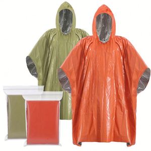 Poncho thermique multi-usages, équipement de survie en plein air, sac de couchage d'urgence pour la préparation aux catastrophes, personnalisable - Product Image 4