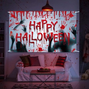 Fondo de fotografía personalizado para el Día de Acción de Gracias con luces y decoración otoñal para la decoración de la escena del fotomatón de fiesta - Product Image 2