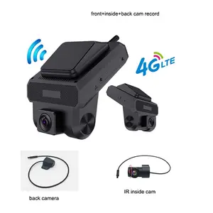 Enregistreur vidéo HD Dash Cam 3 lentilles 1080P avec détection de mouvement G-sensor Parking Guard