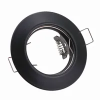 Soporte de Marco Empotrado en el Techo para Lámparas LED Redondas, Portalámparas MR16 GU10, Accesorio para Iluminación Puntual