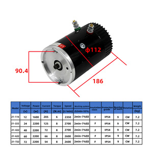 12V 1.6kw 24V <span class=keywords><strong>2.2kw</strong></span> DC <span class=keywords><strong>Motor</strong></span> de carretilla elevadora eléctrica - Product Image 5