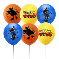 Décorations de Fête d'Anniversaire pour Enfant, Ballons en Latex, Bannière, Décoration de Gâteau, Baby Shower, K0011