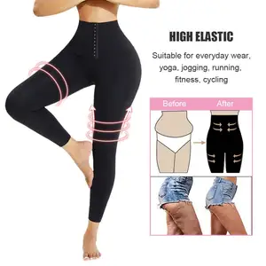 Women's Shapers Colombian Shapewear Women's Slimming Strapless Boyshort Body Shaper waist trainer leggings 8230055