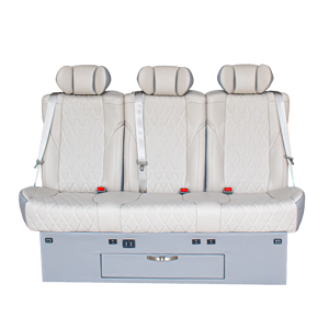 Sièges de banquette en cuir PU de luxe polyvalents pour 3 personnes, lits pliants confortables pour camping-car, <span class=keywords><strong>caravane</strong></span>, camping-car, sièges de voiture modifiés - Product Image 4