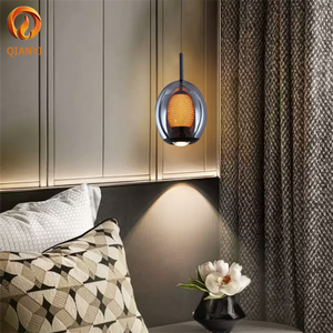 Lampadario a Sospensione in Alluminio con Striscia LED 10W 3000K Temperatura Colore 100 Lumen 90 CRI Peso 2kg per Soggiorno - Product Image 2