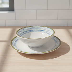 Assiettes plates incassables en mélamine A5 HCMA pour céréales, collations, plats et apéritifs – Idéales pour la restauration - Product Image 6