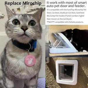 Rfid 134.2kHz & QR mã <span class=keywords><strong>Pet</strong></span> ID <span class=keywords><strong>tag</strong></span>, cổ áo <span class=keywords><strong>tag</strong></span>, giúp bị mất vật nuôi về nhà, thay thế Microchip cho tự động thông minh cửa vật nuôi và trung chuyển - Product Image 2