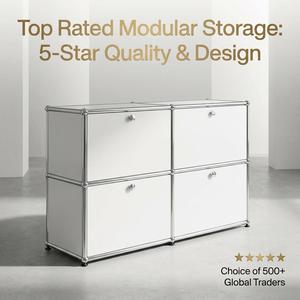 Credenza Moderna <span class=keywords><strong>in</strong></span> Metallo ODM Personalizzabile con Serratura, Organizzatore Laterale Diretto, <span class=keywords><strong>in</strong></span> Lega per Cucina, Certificato CE, Assemblaggio <span class=keywords><strong>in</strong></span> <span class=keywords><strong>Vetro</strong></span> Temperato, MOQ - Product Image 6