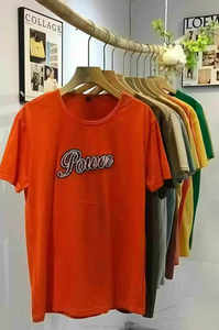 Phụ nữ mùa hè cơ bản Tees may mặc cổ phiếu, Bán Buôn thoải mái, thoáng khí và linh hoạt cho các chuyến đi nghỉ, cà phê ngày - Product Image 5