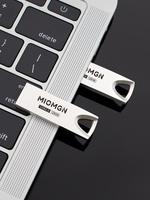 Flash Drive Metal USB 3.0/2.0 Kecepatan Tinggi 128 MB Tahan Air Promosi Baru Garansi 3 Tahun Kompatibel PC Kantong PP