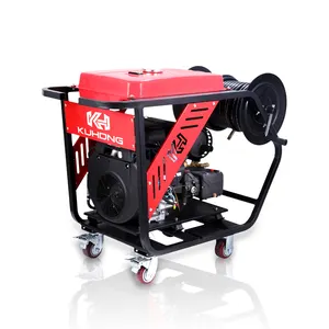 KUHONG QE5215 Professional Gasoline 7250 PSI 500Bar High Pressure Washer Machine with Washer Pump