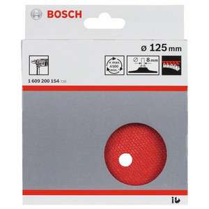 BOSCH - 1609200154 Tampon de support avec crochet et boucle de fixation ø 125mm - EAN 3165140003971 ABRASIVES SANDING PADS - Product Image 2