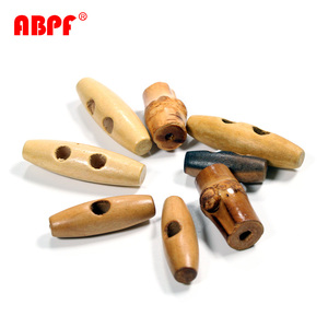 Tùy Chỉnh Thiết Kế Phụ Kiện May Mặc Olive Vòng Dây Khóa Trang Trí 30Mm Dài Gỗ Tự Nhiên Nút Cho Áo Khoác Mùa Đông Áo Sơ Mi Áo Khoác - Product Image 1