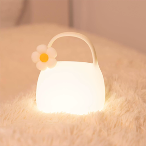 2026 trend Portable Birthday Gift Atmosphere Tap Bag Night <b>Light</b> Portable LED Silicone Handbag <b>Lamp</b> For Women girls kids - Product Image 3