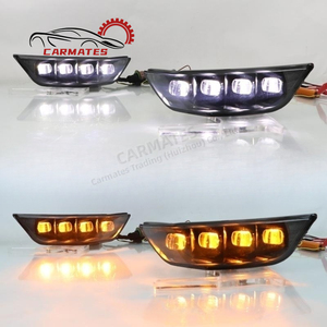 Couvercle <span class=keywords><strong>de</strong></span> feu antibrouillard avant CARMATES avec Led Drl pour Ford <span class=keywords><strong>Mustang</strong></span> 2015 <span class=keywords><strong>2016</strong></span> 2017 <span class=keywords><strong>feux</strong></span> diurnes lumière du <span class=keywords><strong>jour</strong></span> - Product Image 4