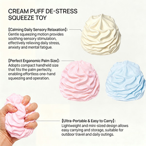 Juguete Blandito de Crema en Rollo 2026 de Gran Venta, Juguete Suave de Simulación de Crema en Rollo para Apretar y Aliviar el Estrés, Juguetes Fidget Squishy - Product Image 4