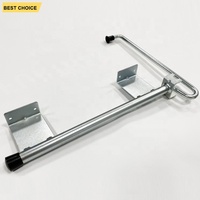 GL-16513 Retenue de porte réglable pour camion, remorque, conteneur, fourgon, avec plaque d'angle, barre de chargement et support de butée de porte