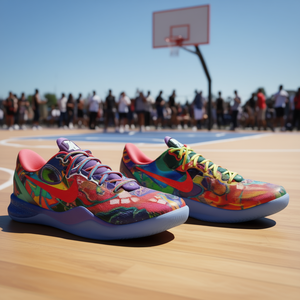 Nike Zk 8 Protro What The 2025 Chaussures de basketball pour hommes, tige en mesh, semelle extérieure en caoutchouc, semelle intermédiaire en EVA, été - Product Image 2