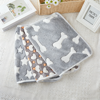 Couverture douce en flanelle pour animaux de compagnie, couverture chaude pour chien et chat, tapis confortable pour animaux de compagnie, pour chiot, chaton, fournitures pour animaux de compagnie