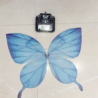 Drone papillon RC à ailes battantes bioniques avec LED, batterie détachable, 7-10 min de vol, pour livraison de alliances, décoration de scène de mariage