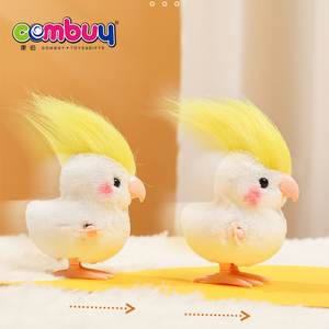 Pappagallo di peluche saltellante in plastica, simpatico giocattolo a molla per bambini - Product Image 6