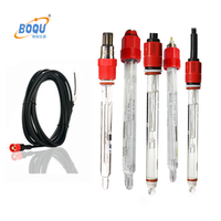 BOQU Haute Température Rétractable PH5806 Capteur Mètre Personnalisable OBM Verre Compteur Industriel avec Capteur ORP et Sonde PH