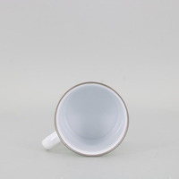 Tasse émaillée vintage par sublimation Tasse émaillée de camping personnalisée de 12oz