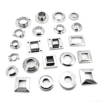 Accessoires en acier inoxydable pour verre, balustrades et rampes pour marches extérieures et garde-corps de balcon, modèles de grilles, rampes d'escalier pour hôpitaux