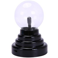 Bobine Tesla de 3 pouces avec batterie, boule de plasma, veilleuse, jouet de haute qualité, cadeau pour fête d'anniversaire d'enfant, vente en gros