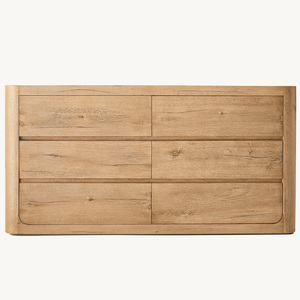 <span class=keywords><strong>Commode</strong></span> de rangement Rhoohill en chêne blanc massif, style américain, avec 6 tiroirs, pour chambre à coucher, commodes de luxe pour vêtements - Product Image 5