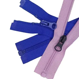 Colorful Wholesale Customization Zip 4# Nylon Open End Zippers With Sliders For Clothing