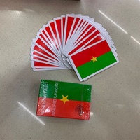 Carte à jouer personnages du marché africain, personnalisation BURKINA FASO, JP164 wubi Poker