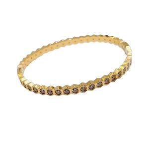 2025 yeni 18K altın kaplama paslanmaz çelik kadın bilezik moda çin tedarikçiler toka bileklik - Product Image 1