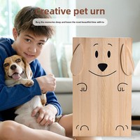 Ataúd Creativo para Mascotas, Perros y Gatos, Urna Conmemorativa Hecha a Mano de Madera Maciza - Venta al por Mayor