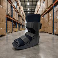 Botte de marche respirante et rembourrée ROM Air Cast pour la rééducation des traumatismes du pied et des ruptures du tendon d'Achille