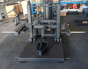 Vành đai Squat máy thương mại sử dụng để tăng cường cơ bắp cơ thể thấp hơn bao gồm chân, glutes, và hông, vành đai Cáp SQUAT - Product Image 1