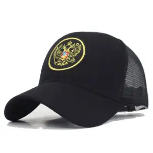 Beyzbol şapkası erkekler Snapback kapaklar kadınlar Gorras rusya bayrağı kamyon şoförü şapkaları özel Logo ile