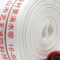 Tuyau d'incendie haute pression 80 mm, 16 bars, tuyau de pompage d'eau en polyester pour camion de pompiers et hydrant