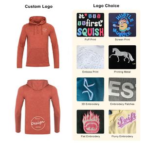 Custom Autumn Men's Hoodies Button Neck Pockets Cotton Polyester Casual Street Wear Sustainable Regular Fit Men's <b>Hoodie</b> - Product Image 3