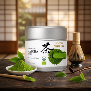 Boîte hermétique pour poudre de thé vert Matcha, fraîcheur garantie, vente en gros, OEM, marque privée, approvisionnement personnalisé, en stock - Product Image 1